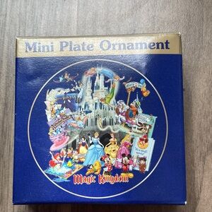 Vintage Disney Mini Collectible Plate Ornament